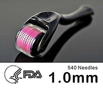 Dermapeel Skin Care Titanium Microneedle 540 Micro Needles Derma Roller Needle-dc2