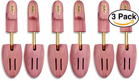 STRATTON MEN’S CEDAR SHOE TREE 2-PACK (for 2 pairs of shoes) - MADE IN USA
