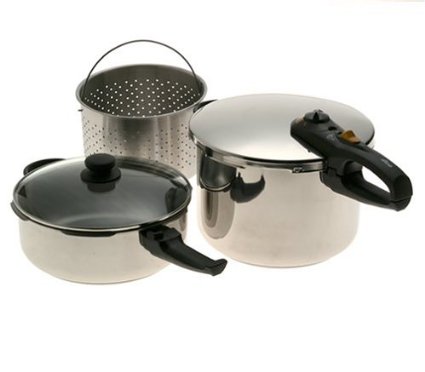 Fagor Duo Combi 5-Piece Pressure Cooker Set