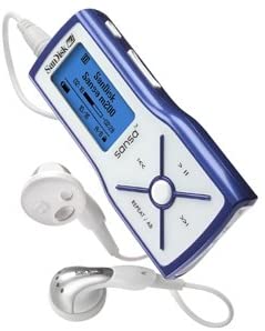 SanDisk Sansa m230 512 MB MP3 Player (Blue)