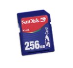 SanDisk 256MB Secure Digital Memory Card (SDSDB256800)