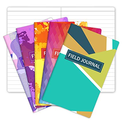 Pocket Notebook Filed Journal Notepad, Fleeken Lined Memo, 3.5 x 5.5 Inches, Pack of 5