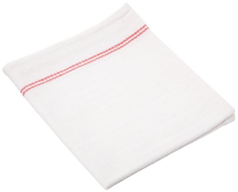 Keeble Outlets One Dozen (12) Kitchen Dish Towels - Red - High Quality, Low Lint, Professional Grade 24 oz., 100% Cotton Tea Towel With Herringbone Weave for Exceptional Absorption. Use The Kitchen Towel Preferred by Professional Chefs Around the World - 25.5 in. x 14.5 in.