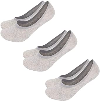 FITEXTREME Womens 3 to 8 Pack Thin Non Slip No Show Liner Flat Invisible Socks