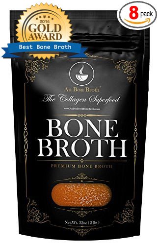 Healthy Bone Broth - Organic Grassfed Delicious BeefChickenTurkey Blend Frozen 32oz Bags 8 Count 30 day supply1 cup per day Soup Broth Not Powder Slow Simmered Pasture Raised Non-GMO
