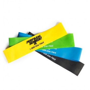 Exercise Mini Band 10-Pack (Exercise Guide Included)