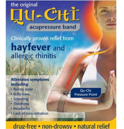 Qu-Chi Acupressure Band - Clinically Proven Relief Hayfever & Allergic Rhinitis