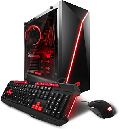 iBUYPOWER Gaming Computer Desktop PC AM005A AMD FX-8320 8-Core 3.5Ghz (4.0Ghz), NVIDIA GeForce GT 730 2GB, 8GB DDR3 RAM, 2TB HDD, Win 10 Home