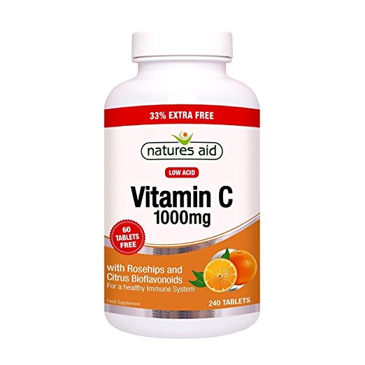Natures Aid Vitamin C 1000mg Time Release 240 Tabs
