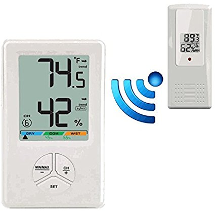 Ambient Weather WS-0416 8-Channel Wireless Thermo-Hygrometer