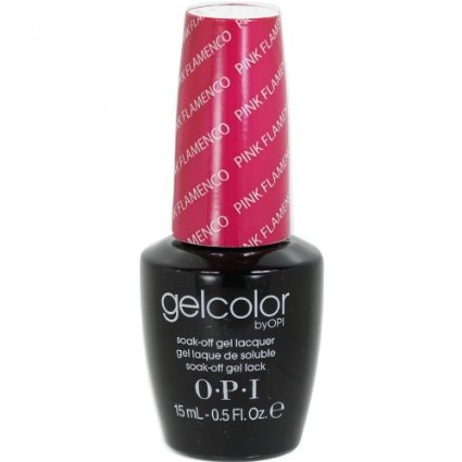 GelColor by OPI Soak-Off Gel Laquer nail polish - Pink Flamenco - GC E44