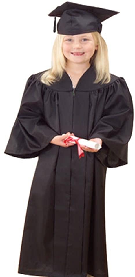 US Toy OD304 Black Graduation Cap and Gown Set