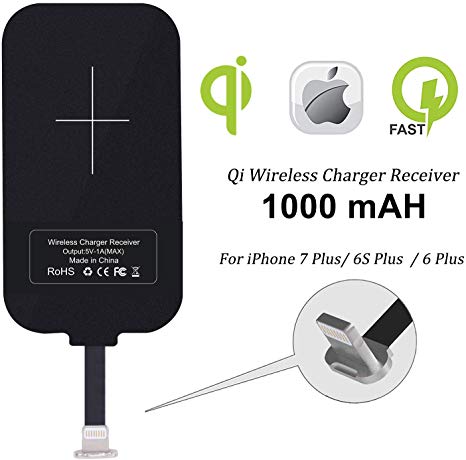 Nillkin Qi Wireless Charger Receiver, Ultra Thin Magic Tag Wireless Charging Receiver Patch Module Chip Compatible with iPhone 7/6/6S/ Plus