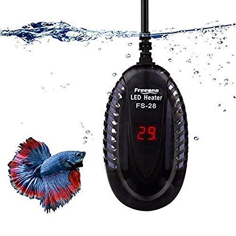 FREESEA Aquarium Fish Tank Submersible Heater with LED Temperature Display (50-300Watt)