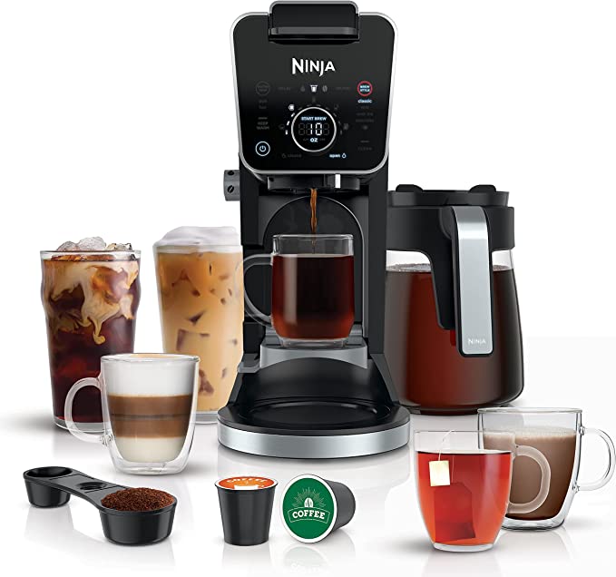 Ninja CFP301C DualBrew Pro Specialty Coffee System, Single-Serve, Pod, and 12-Cup Drip Coffee Maker (Canadian Version)