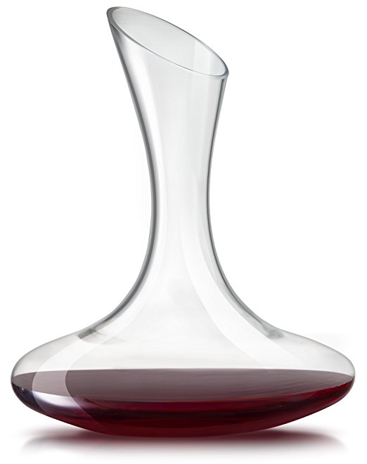 JoyJolt Aerea 67 Ounce Wine Decanter 100% Hand Blown Red Wine Carafe, Wine Gifts, Wine Accessories