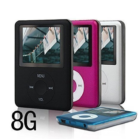 ACE DEAL MINI 8G Memory Black Color Slim Classic Digital LCD MP3 Player  MP4 Player MP3 Music Player