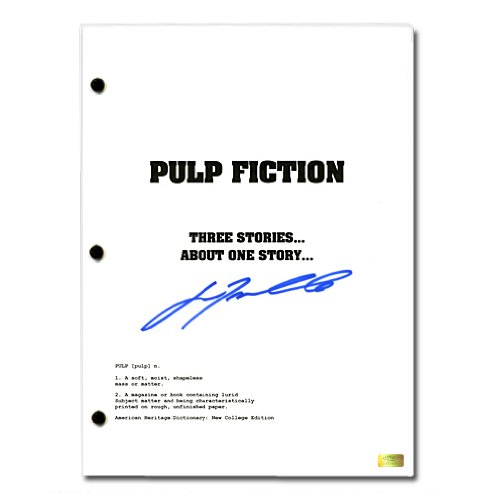 John Travolta Autographed Pulp Fiction Script