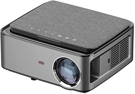 Projector, WiMiUS Native 1080P Projector Support 4K, 50% Zoom Function Compatible with PC, DVD Player, Smartphone