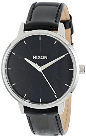 Nixon Women's Kensington Stainless Steel Watch with Leather Band