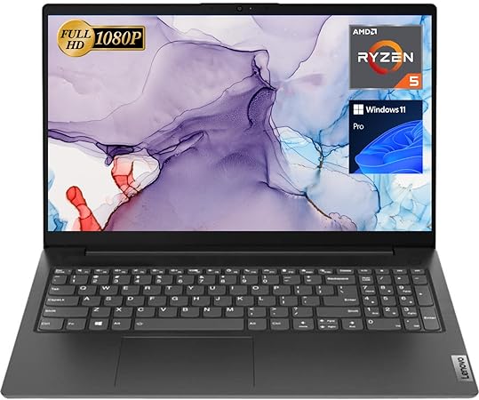 Lenovo V15 Laptop, 15.6" FHD Display, AMD Ryzen 5 5500U Hexa-core Processor (Beat Intel i7-1065G7), 40GB RAM, 2TB SSD, HDMI, RJ45, Numeric Keypad, Wi-Fi, Windows 11 Pro, Black