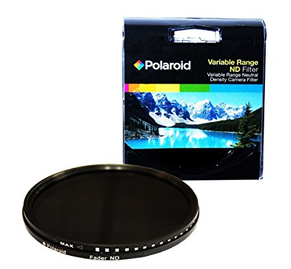 Polaroid Optics 55mm HD Multi-Coated Variable Range (ND3, ND6, ND9, ND16, ND32, ND400) Neutral Density (ND) Fader Filter - 6 Filters in 1!