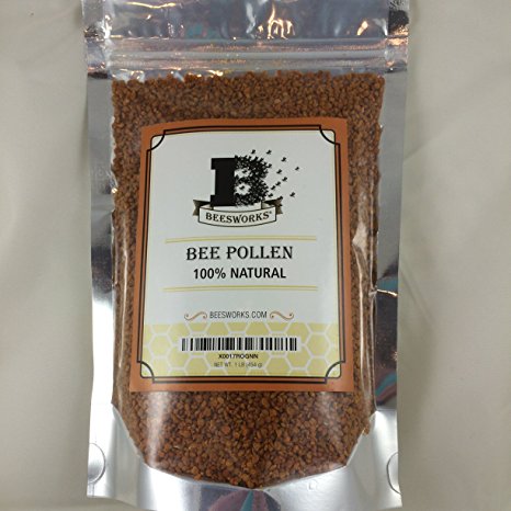Bee Pollen Granules-1LB-By Beesworks® 100% Pure, Natural, Unprocessed Tea Bee Pollen