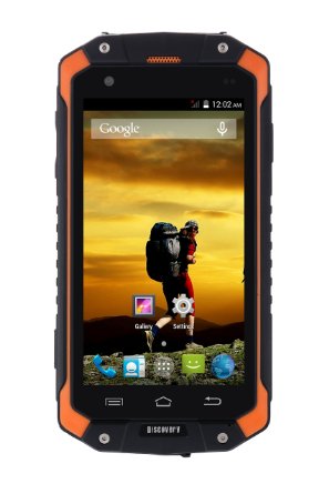 Futuretech V9 4.5 Inch IP68 Waterproof 3G Unlock Smartphone Android 4.4 Built in GPS Navigation AGPS Compass Rugged Outdoor Phone (Orange)