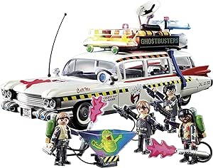 Playmobil Ghostbusters 70170 Ecto-1A, With Light and Sound Effects, For Children Ages 6