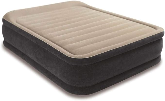 Intex Dura-Beam Premium Comfort Queen Airbed with Built-In Air Pump | 64407E