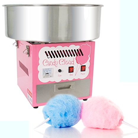 FunTime Commercial Quality Cotton Candy Floss Machine Maker - FT1000CC-P