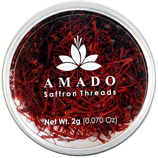 Amado – Super Premium Spanish Coupe Saffron (Full Red Kesar) – 2 gram