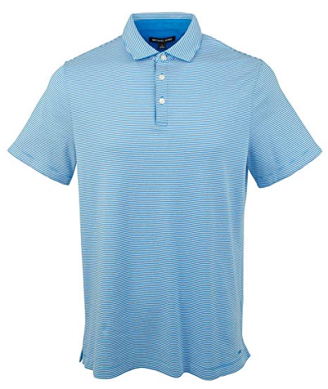 Michael Kors Men's Striped Cotton Polo Shirt