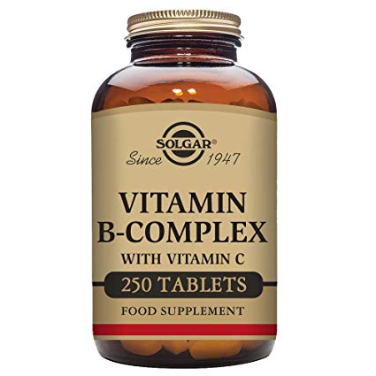 Solgar Vitamin B-Complex with Vitamin C Tablets - Pack of 250