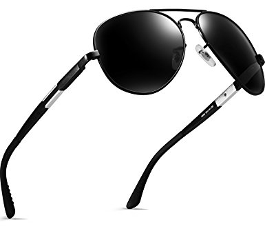 ATTCL Mens Classic Aviator Driving UV400 Protection Polarized Sunglasses