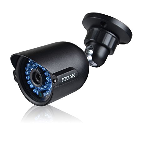 JOOAN 604YRA-T 1/3''CMOS 1000TVL CCTV Outdoor Waterproof Bullet Surveillance Cameras 36-IR-Led - Black(Update Version)