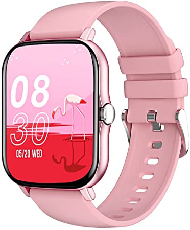 LEMFO Smart Watch for Women Men with Heart Rate Monitor, 1.7 Inch Full Touch Screen Fitness Trackers, Activity Tracker, IP68 Pedometer, Smartwatch with Sleep Monitor, Step Counter for Android ios