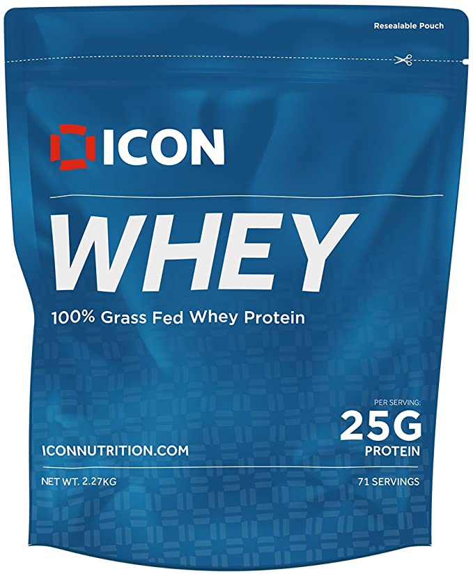 Whey Protein Powder Grass Fed Pure Low Carb Protein Shake - Hormone Free Non-GMO | 71 Servings (2.27kg) - Cinnamon Vanilla Swirl