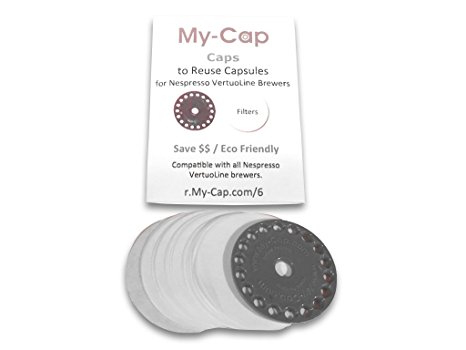 My-Cap's Cap to Reuse Capsules for Nespresso VertuoLine Brewers