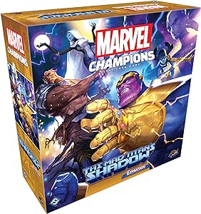 Marvel Champions The Card Game The Mad Titan’s Shadow CAMPAIGN EXPANSION - Cooperative Strategy Game for Kids and Adults, Ages 14 , 1-4 Players, 45-90 Minute Playtime, Made by Fantasy Flight Games