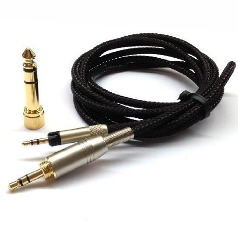1.5m Replacement Audio upgrade Cable For Audio Technica ATH-M50x ATH-M40x Headphones