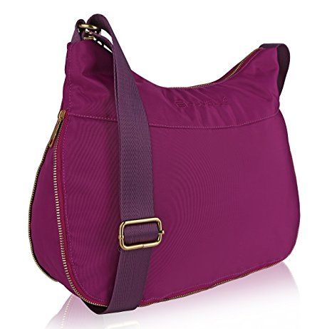 Suvelle RFID Expandable Hobo Travel Crossbody Bag, Handbag, Shoulder Bag, Purse BA20