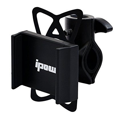 Bike Mount, Ipow Universal 360 Metal Cellphone Bike Bicycle Bikemate Sports Mount Holder Cradle for Iphone 8 8 Plus 7 Plus 7 Iphone 6 Plus 6 5s 5c 4s 4,ipod Touch, Samsung Galaxy S5 S4 S3 S2 Note 4 Note 3 Note 2, HTC One Max M8 M7, Motorola Droid Razr Hd, Maxx, Nokia Lumia 9