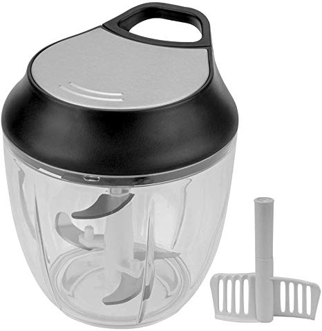 Eastore Life Large Hand-Powered Food Chopper, Manual Food Processor with Handle Held, Vegetable Slicer and Dicer, No Electricity Required