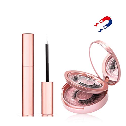Magnetic Eyelashes, Easy to Get Natural Looking, Eye Lashes and Eyeliner Set