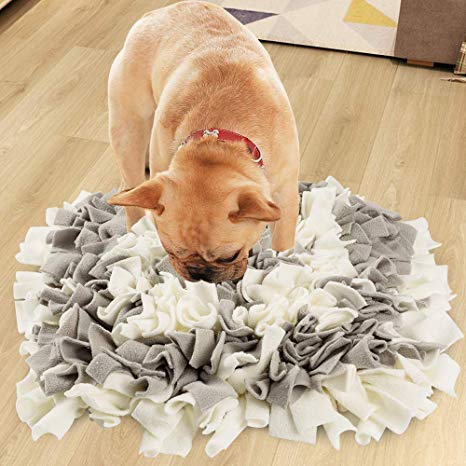 Green House Dog Snuffle Mat Pet Puzzle Toy Sniffing Training Pad Activity Blanket Feeding Mat Dog Release Stress