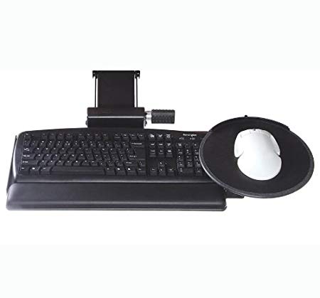 Humanscale Keyboard, Standard Platform, 4G Mechanism with Clip Mouse and Gel Leather Palm Support 4G-990-G