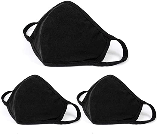 MADE IN USA Washable Reusable Anti-dust Mouth Face Protection Double Layer Covering (IN STOCK 2-5 DAYS DELIVERY) - 3 Pack
