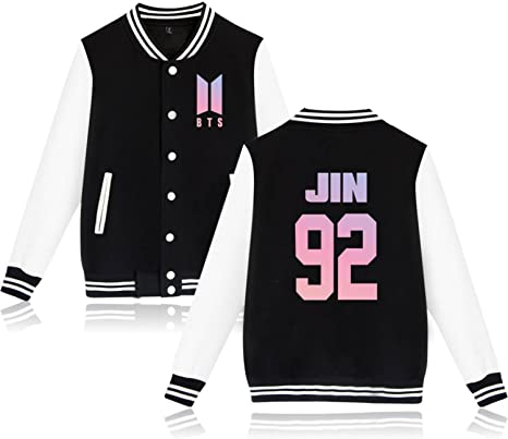 Dolpind BTS Love Yourself Baseball Jacket Bangtan Boys Merchandise Jimin Jungkook Hoodie