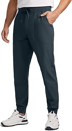 CRZ YOGA All Day Comfy Golf Joggers Pants for Men 30'' Quick Dry Lightweight Stretch Work Casual Joggers with Pockets